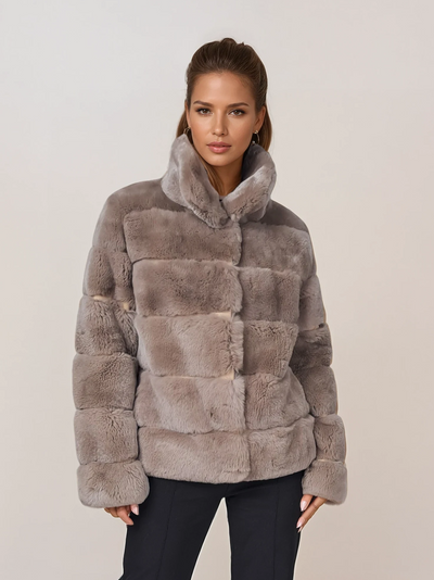 Petrovski, 60 cm. - Collar - Rex - Women - Cafe Latte