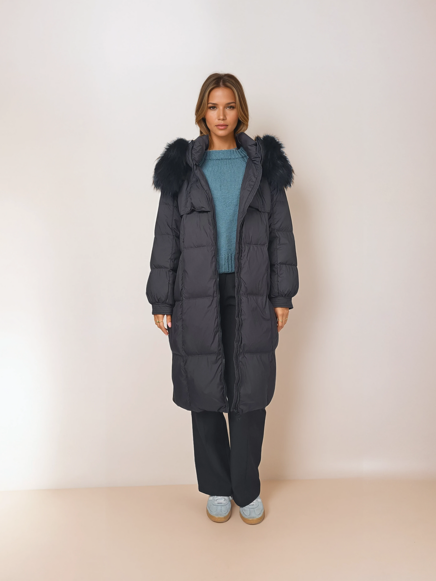 Izon, 105 cm. - Down - Women - Black