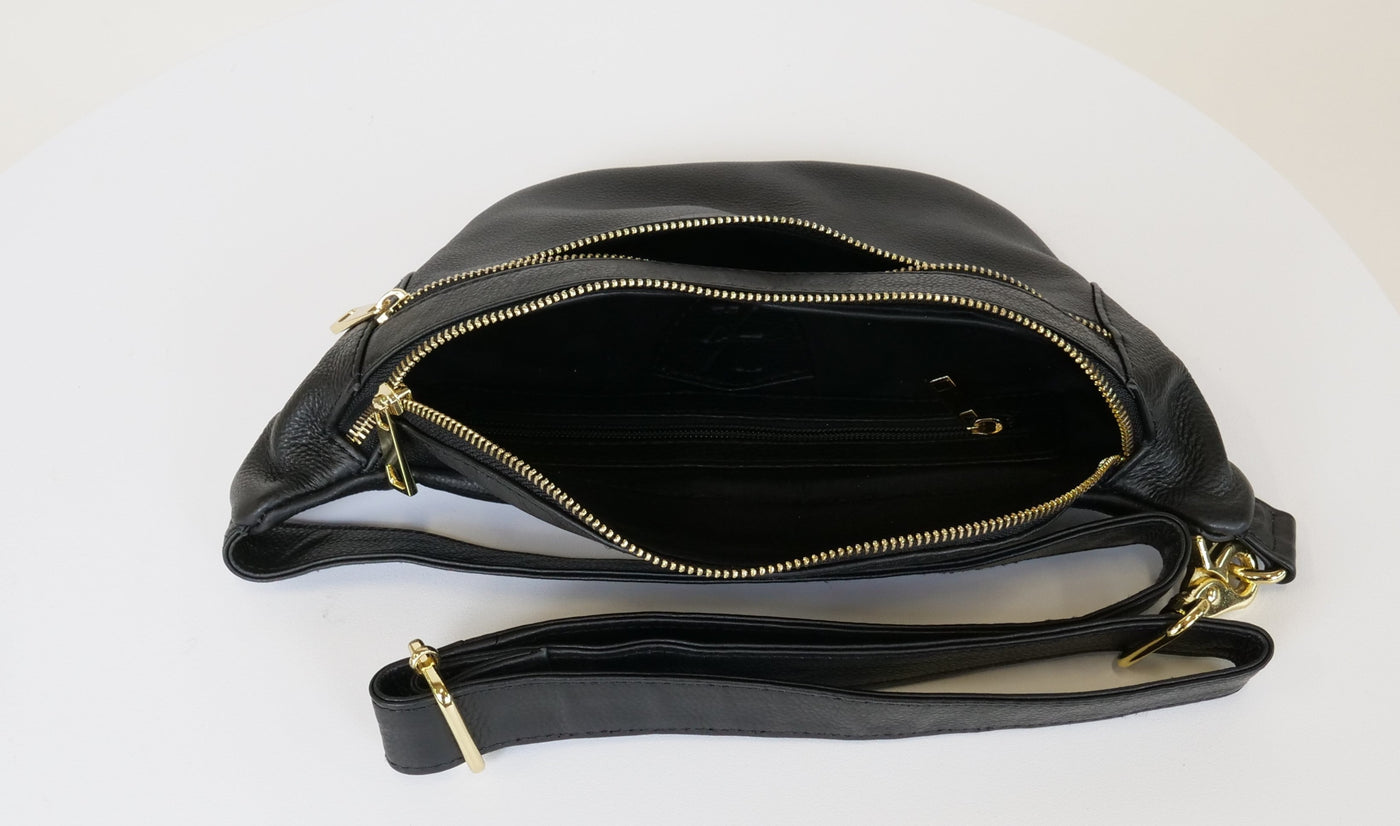 PF-12 Bag - Leather - Accesories - Black