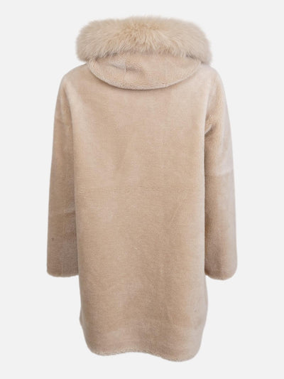 Ganix, 85 cm. - Hood - Air Wool - Women - Light Camel