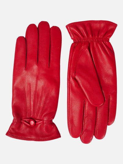 2646 Glove - Lamb Slink Leather -Accesories - Red