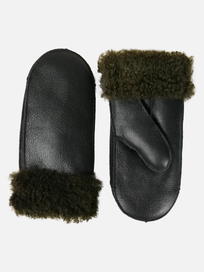 ZXM-114 Mittens - Suede Lamb - Accesories - Black