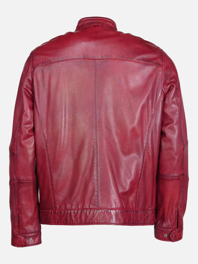 New Ferome, 70 cm. - Lamb Malli Leather - Man - Copper Red