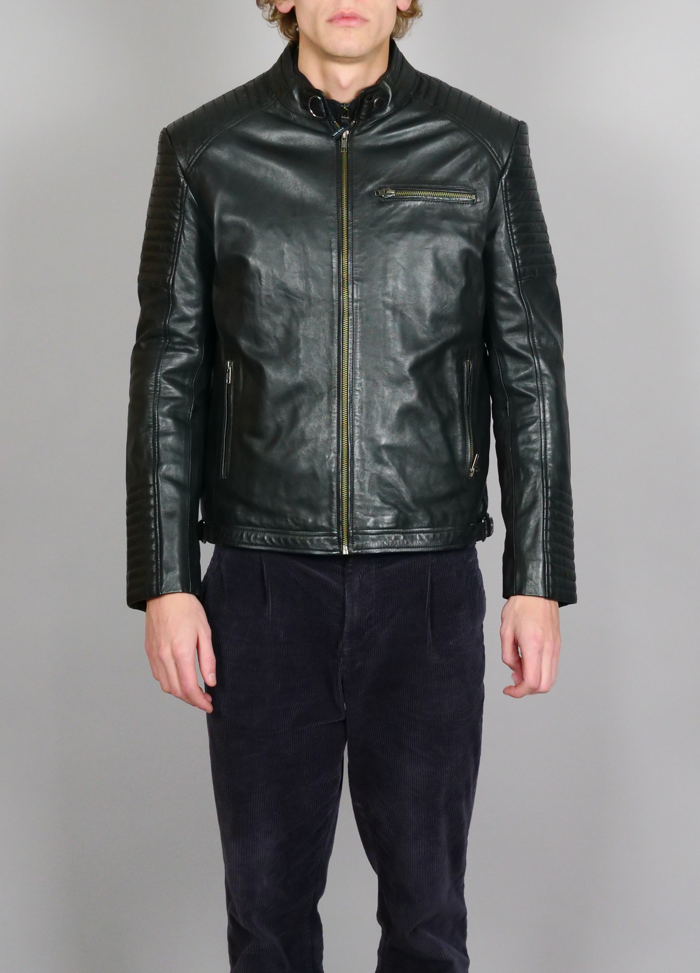 Scooter - Lamb Polish Nappa Leather -Man - Black