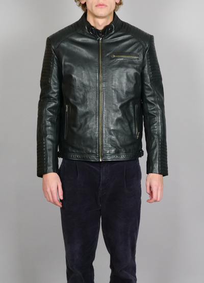 Scooter - Lamb Polish Nappa Leather -Man - Black