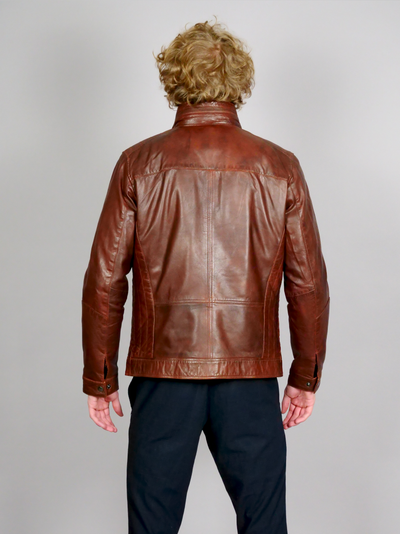 Smart - Lamb Malli Leather - Man - Copper Brown