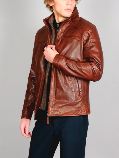 Smart - Lamb Malli Leather - Man - Copper Brown