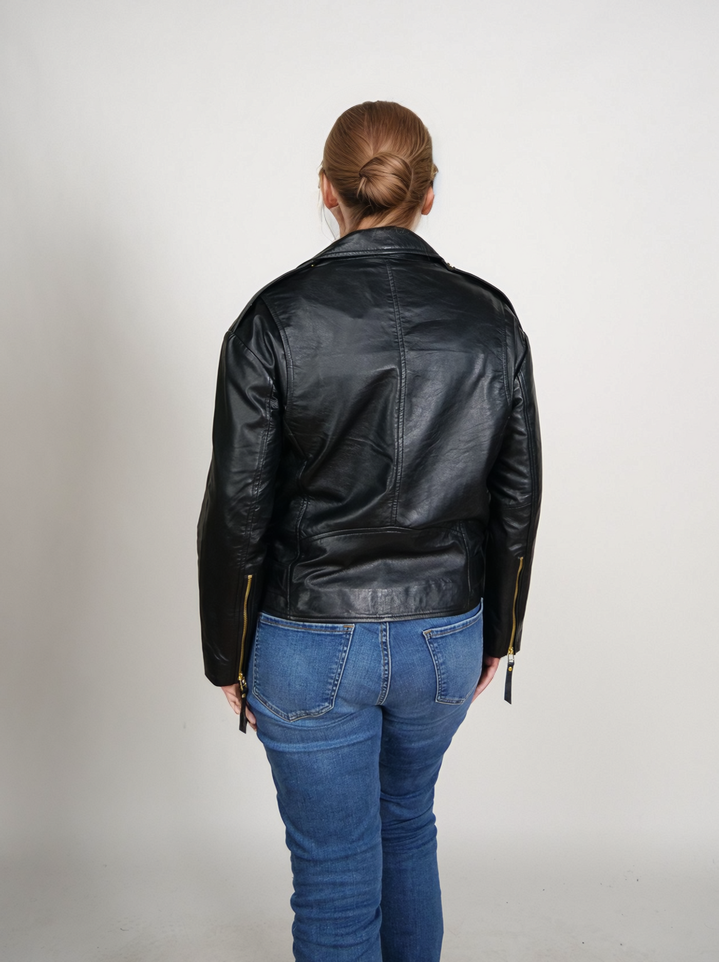 PSAG-19 Womens Jacket - Lamb Porto Leather - Women - Black
