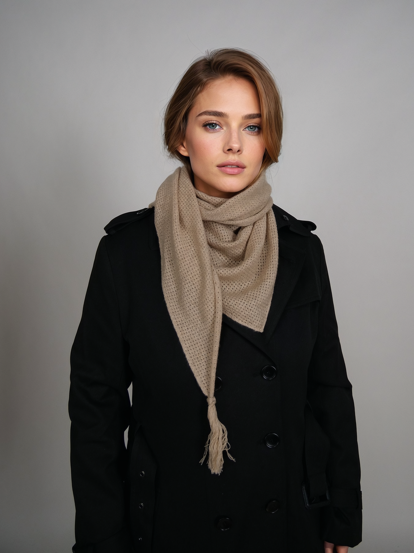 SY-1823 Scarf - 100% PureCashmere - Accesories - Rice Camel