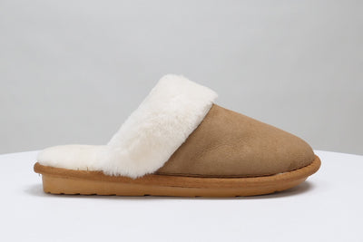 ZXS-602 Slippers - Suede Lamb - Accesories - Camel