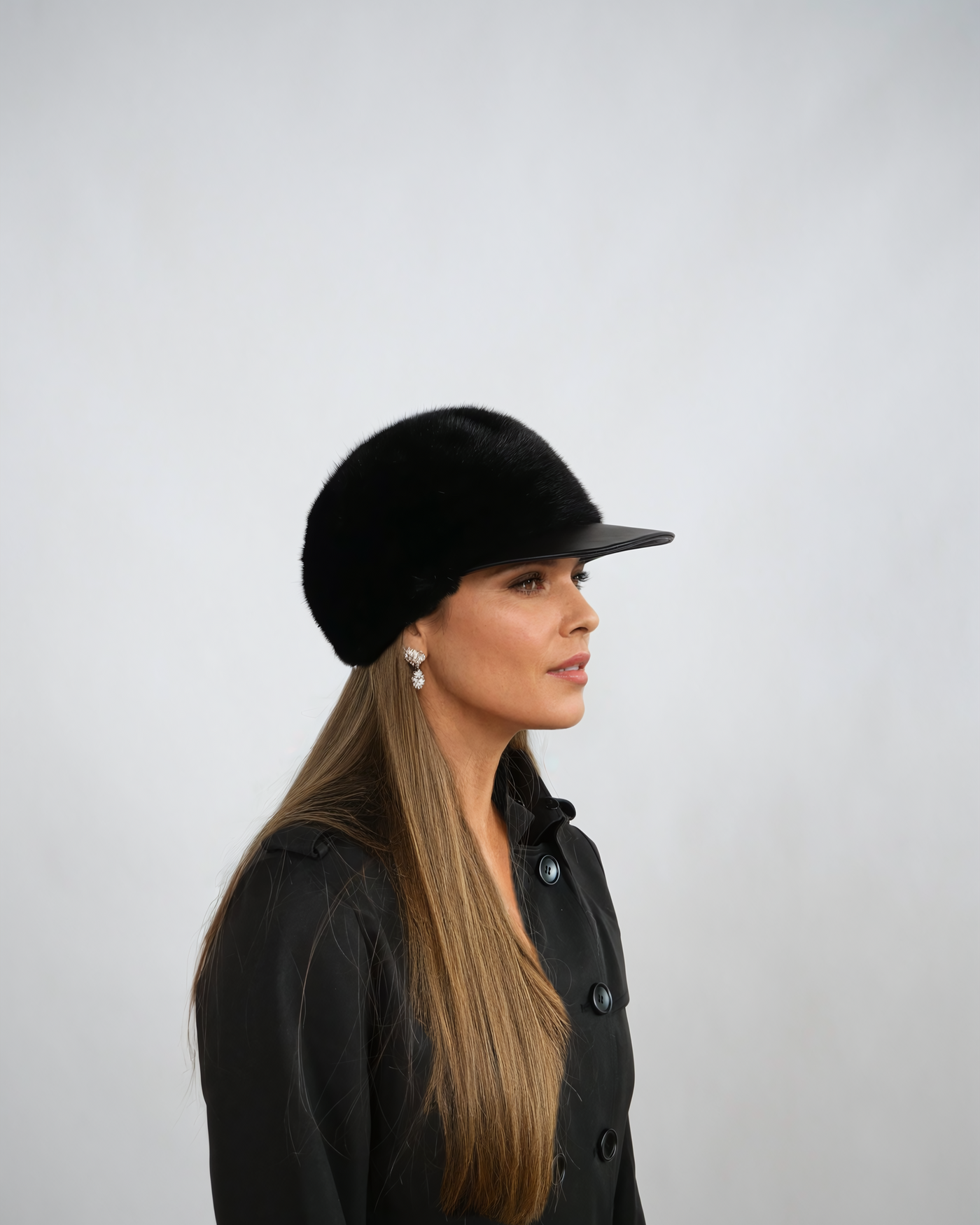 647 Mink Cap - Mink - Accesories - Black