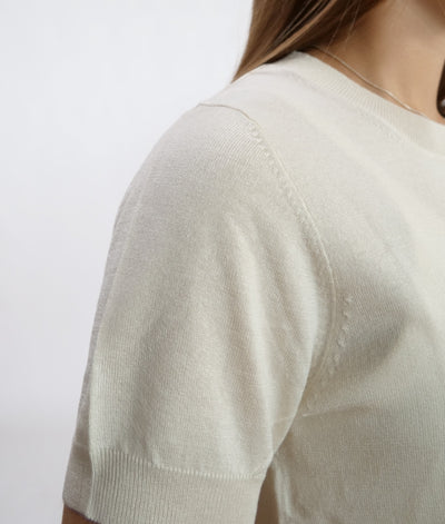 SY-E002 Womens Shirt - Cashmere Blend - Women - Ivory