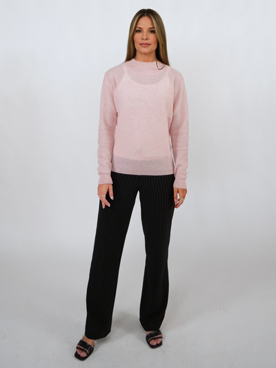 MKI Womens Sweater - 100% PureCashmere - Accesories - Pink