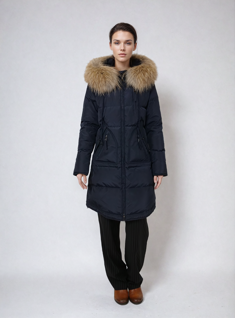 ジャケット・アウター 22AW sulvam HOODED OVER COAT NAVY ジャケット・アウター 22AW sulvam HOODED OVER COAT NAVY