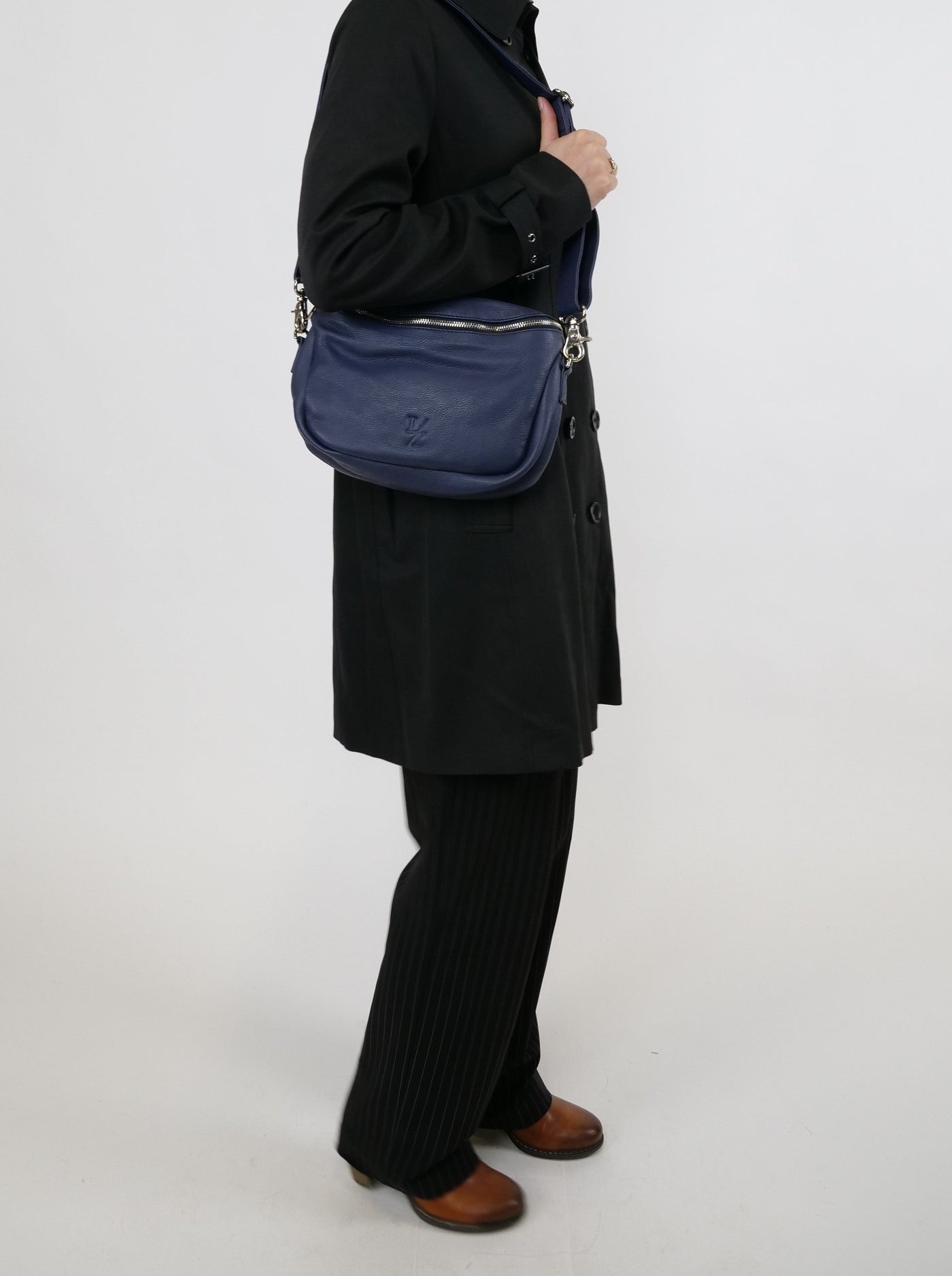 PF-15 Bag - Leather - Accesories - Navy