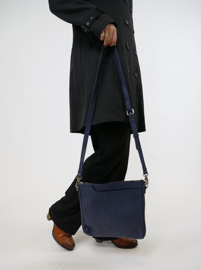 PF-14 Bag - Leather - Accesories - Navy