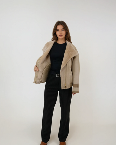 Isola, 58 cm. - Nappa Lamb - Women - Beige