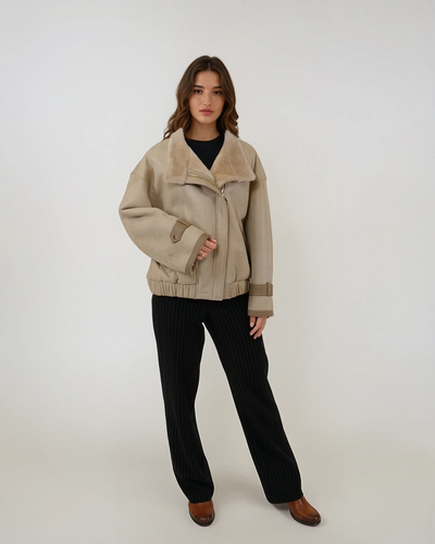 Isola, 58 cm. - Nappa Lamb - Women - Beige