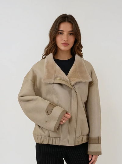 Isola, 58 cm. - Nappa Lamb - Women - Beige