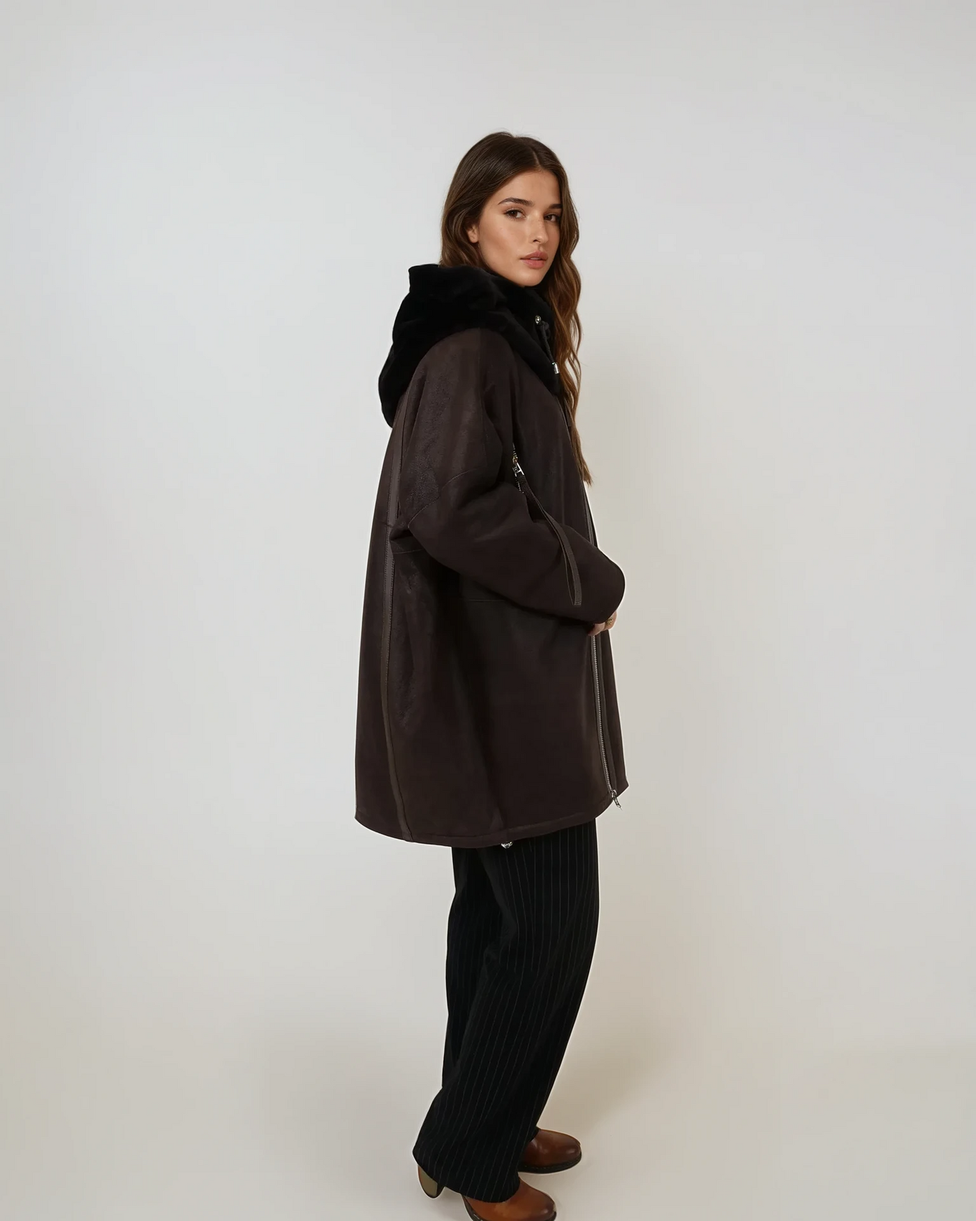 Isome, 86 cm. - Nappa Lamb - Women - Brown