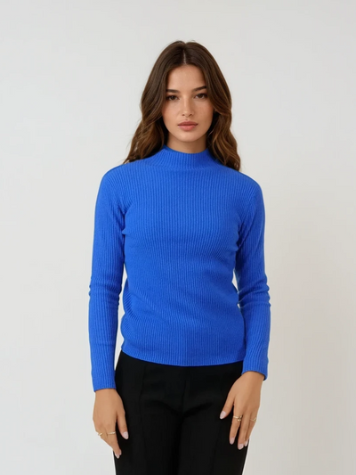 SY-25006 Sweater - 100% Pure Cashmere - Women - Navy Blue