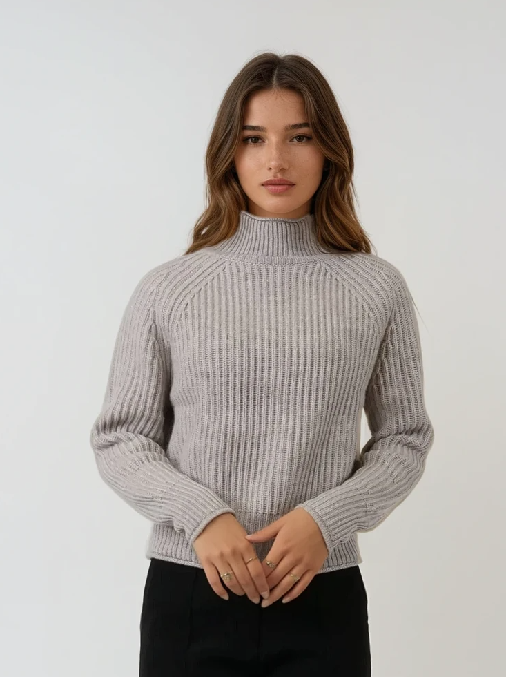 ZMSY-23516 Sweater - 100% Pure Cashmere - Women - Dark Cream