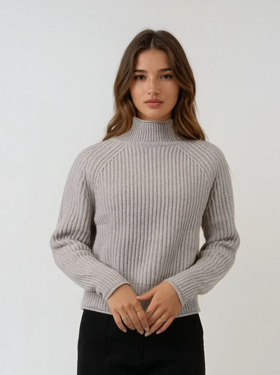 ZMSY-23516 Sweater - 100% Pure Cashmere - Women - Dark Cream