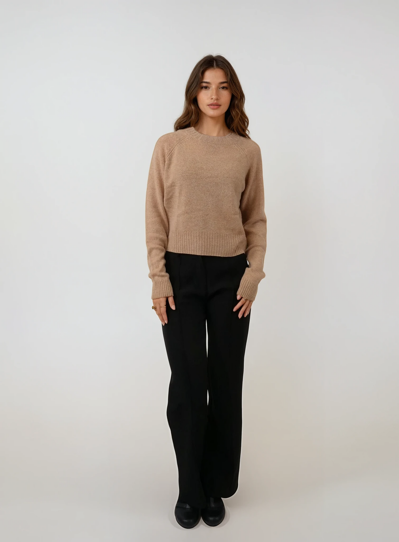 SY-25010 Sweater - 100% Pure Cashmere - Women - Camel