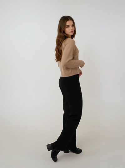 SY-25010 Sweater - 100% Pure Cashmere - Women - Camel