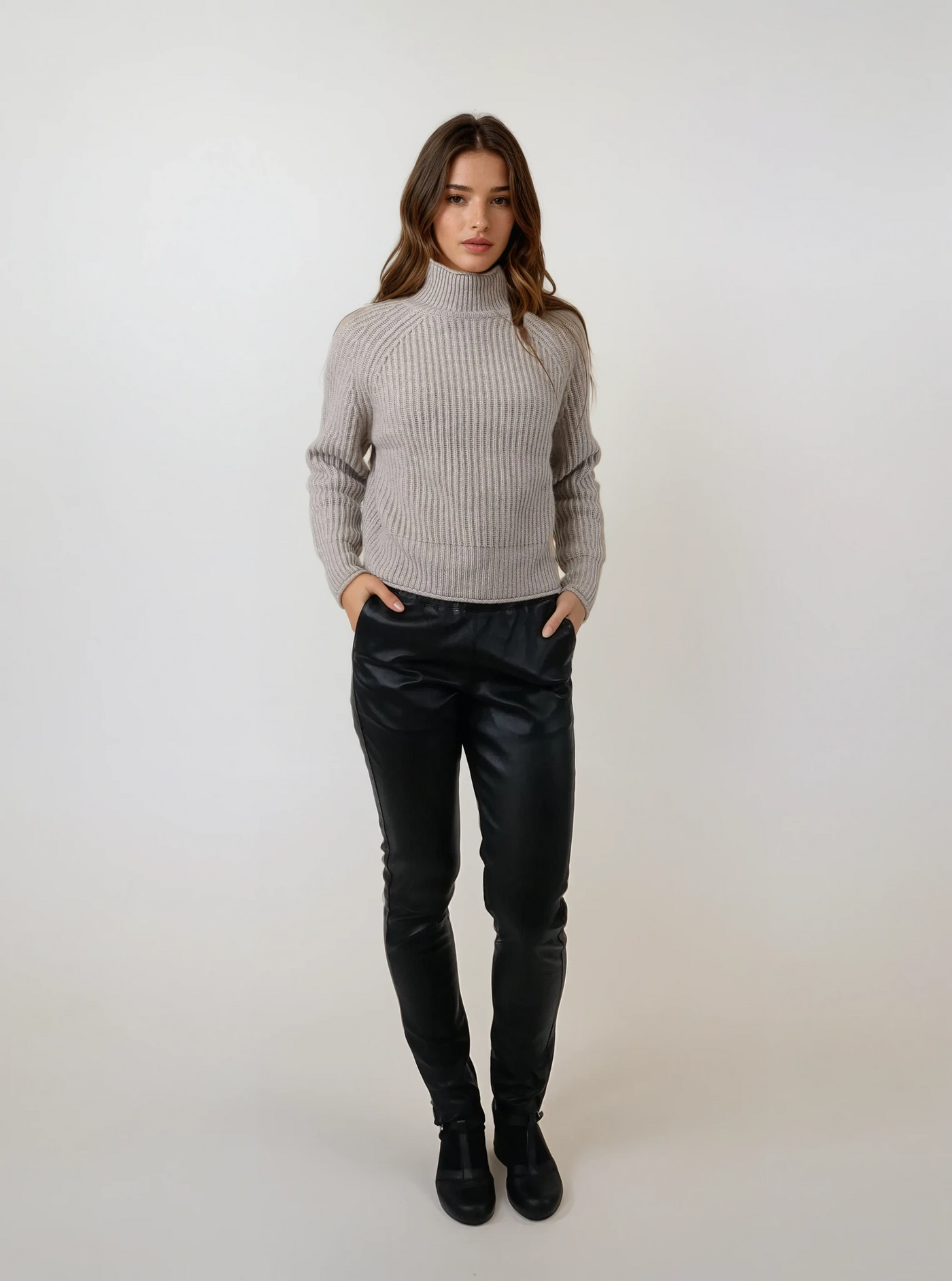 ZMSY-23516 Sweater - 100% Pure Cashmere - Women - Dark Cream