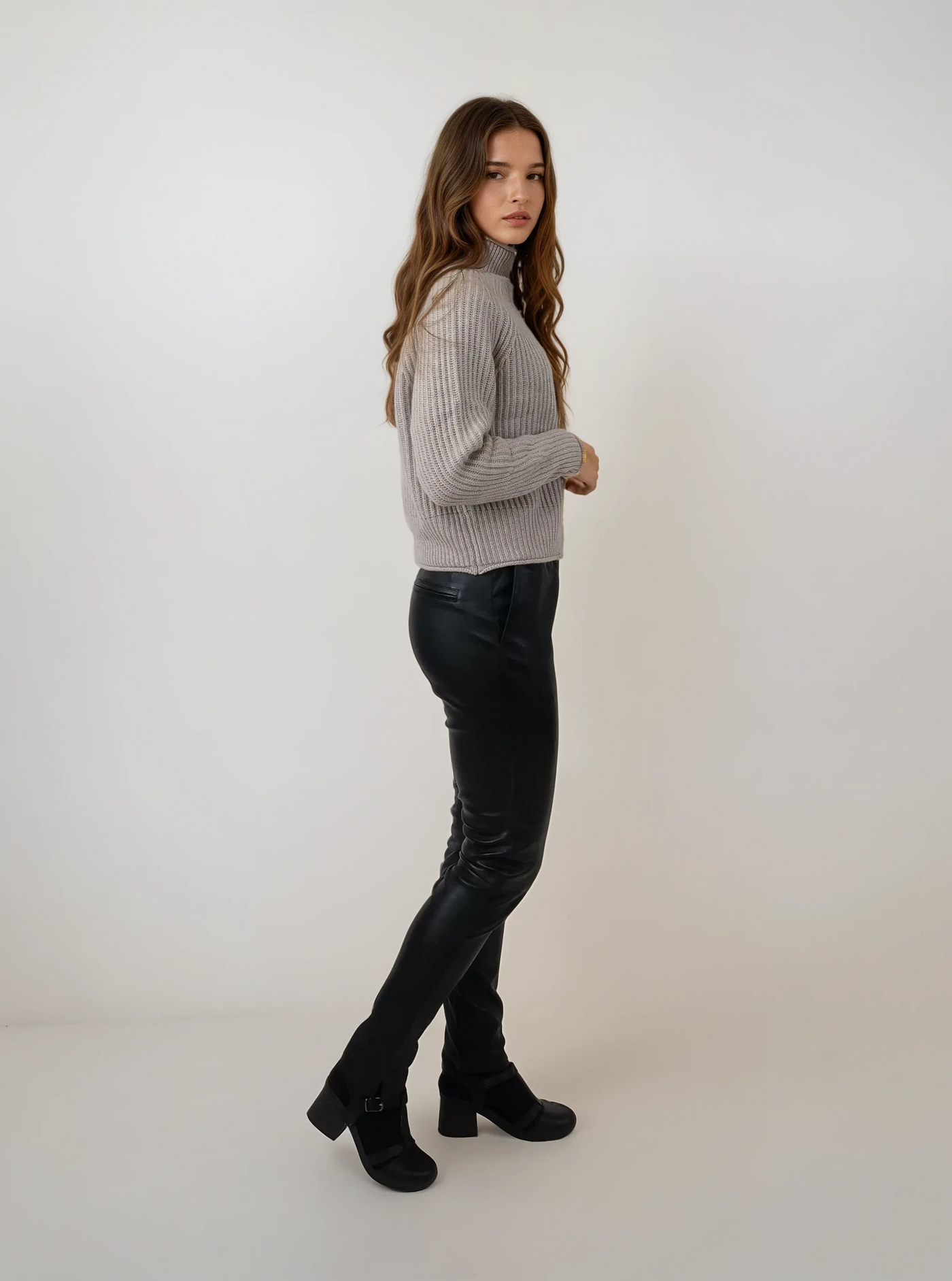 ZMSY-23516 Sweater - 100% Pure Cashmere - Women - Dark Cream
