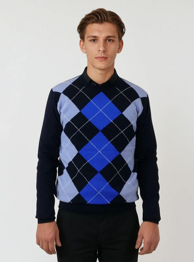 MK3 Mens - 100% Pure Cashmere - Men - Navy