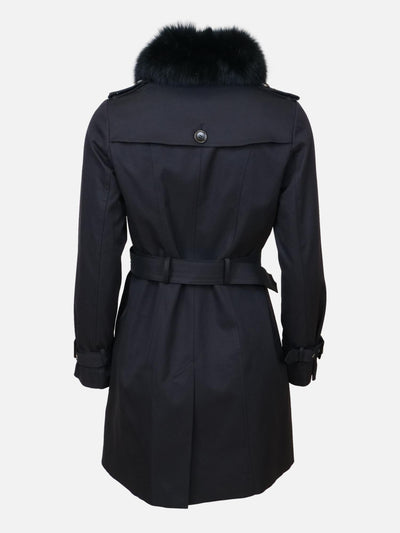 Floretta Trench Coat - Textile - Women - Black