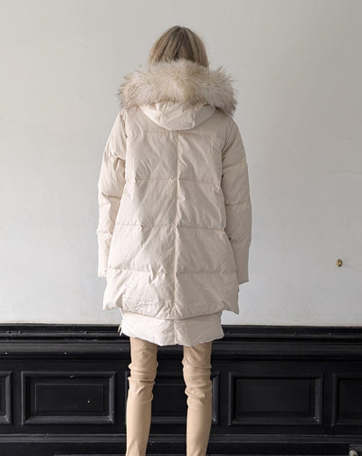 Michelle 2, 90 cm. - Hood - Down - Women - Off White