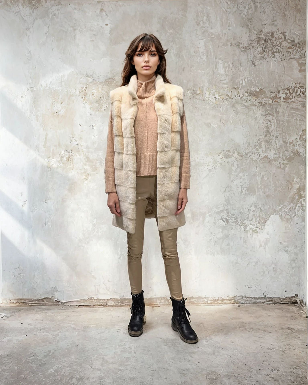 ジャケット・アウター milyLOU ANDREA FAKE MINK VEST P1222644-Michelle-Studio_1080x
