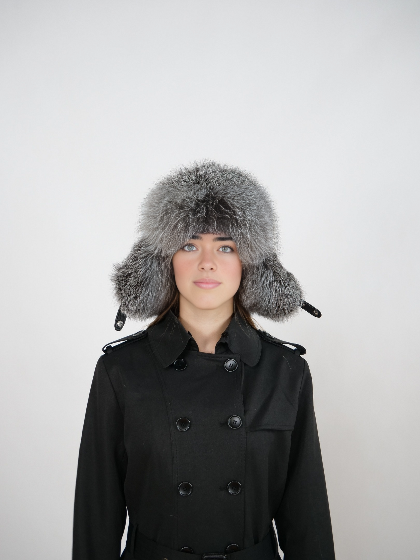 202 Fox Trapper Hat - Fox - Accesories - Black