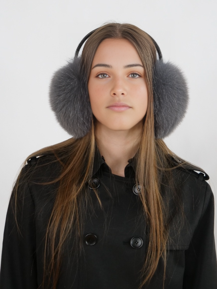 HL7E007 Fox Earmuffs - Fox - Accesories - Grey