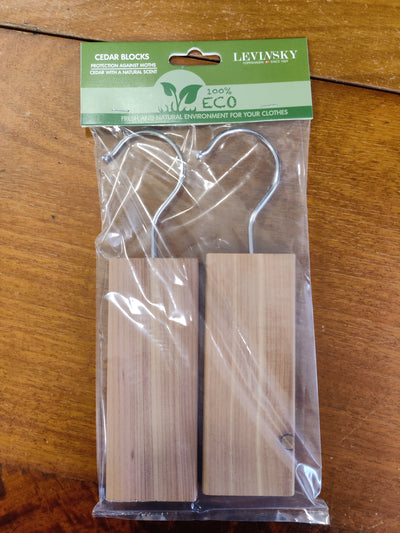 Cedar Wood Hanger (2 pcs.)  - Accesories - Natural