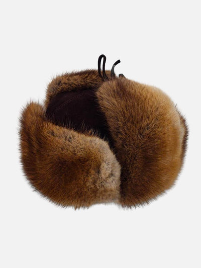 112 - L Hat - Muskrat - Accesories - Brown (Hue)