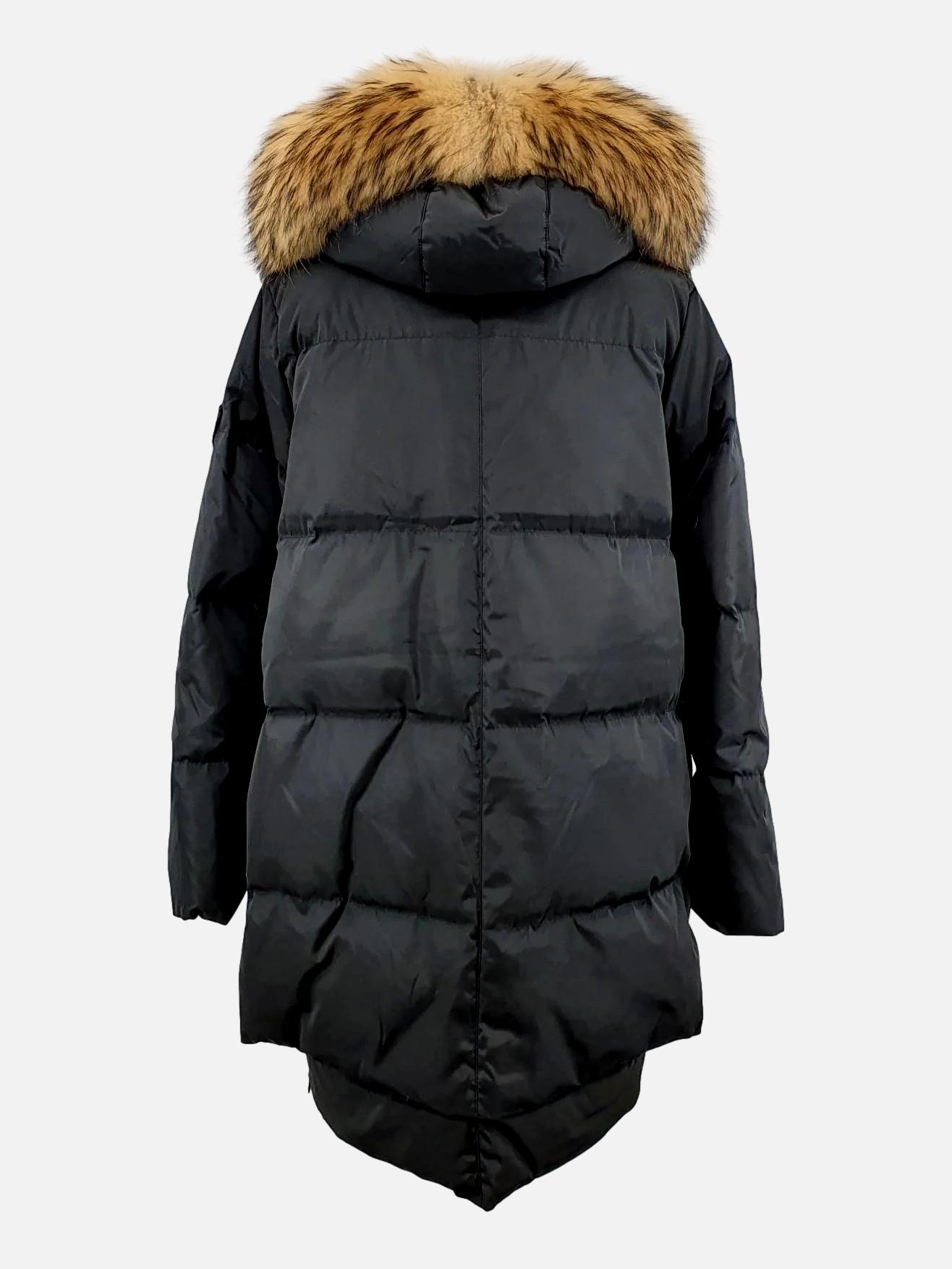 Michelle 2 Down jacket , 90 cm. - Hood - Down - Women - Black