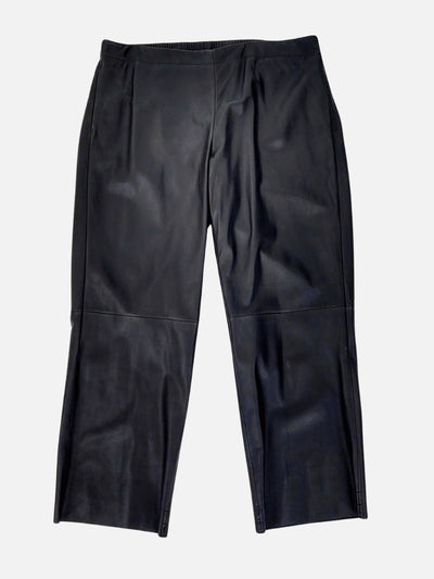 Nomi Trousers XL - Lamb Thick Dace Leather -Women - Black