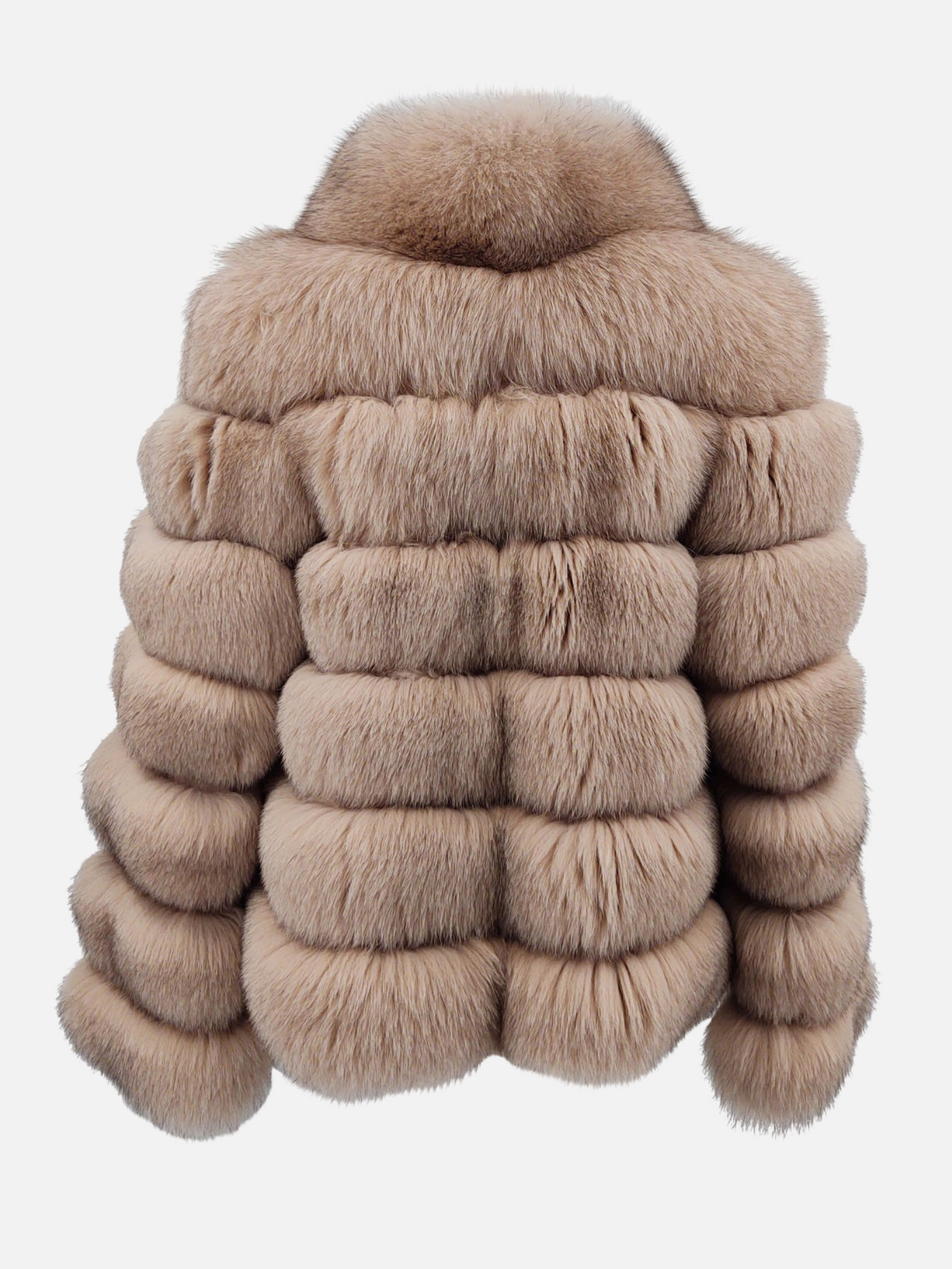 Virginia, 60 cm. - Blue Fox - Women - Camel Snow Top / Ræve Pels - Levinsky - Kvinde