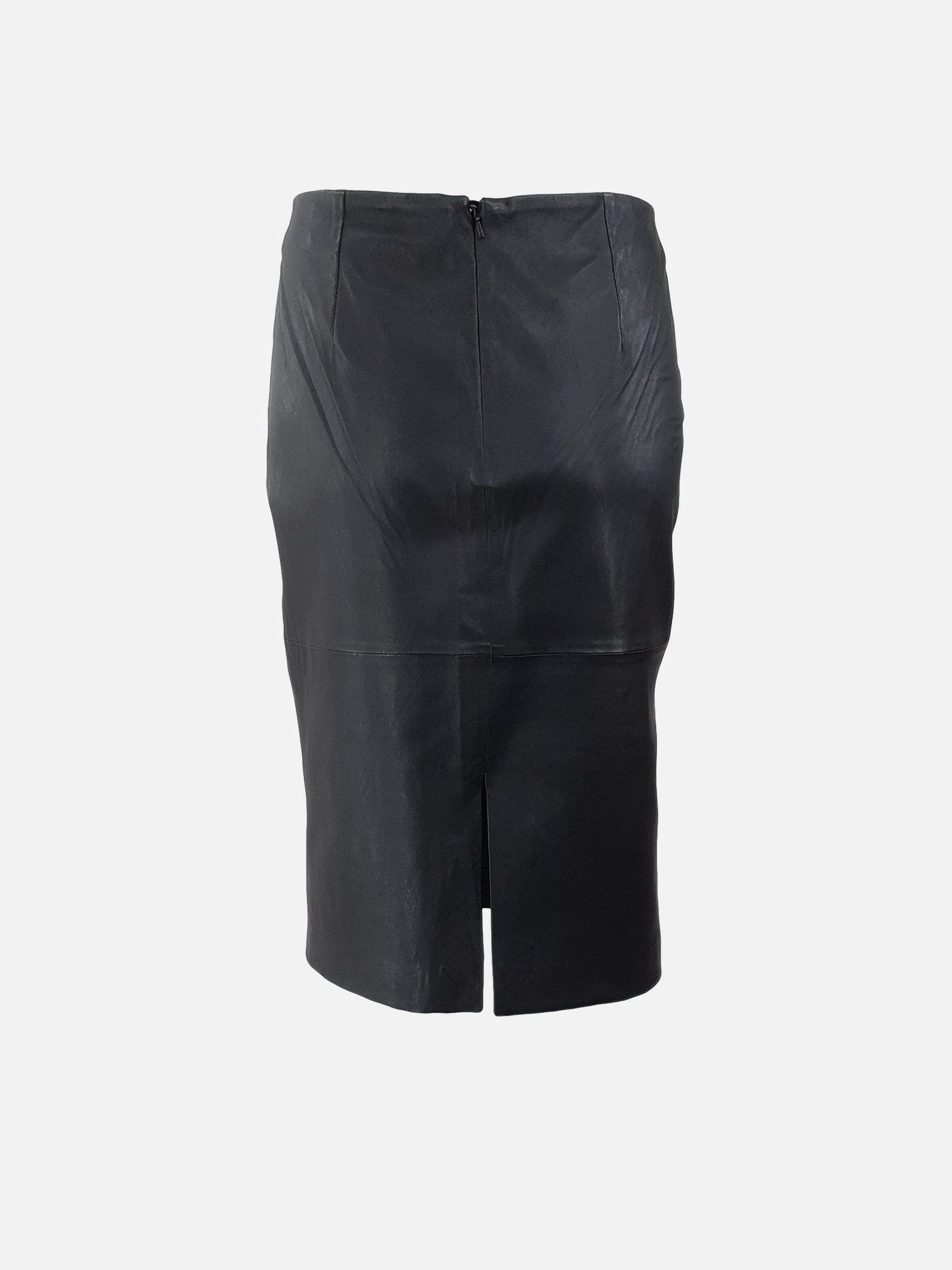 DP-03 Skirt - Lamb Stretch Leather - Women - Black