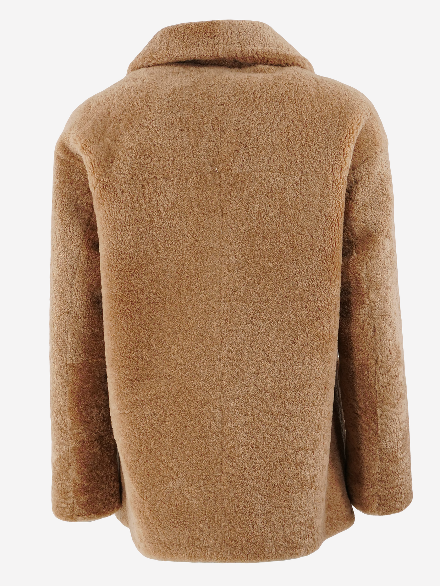 Fae, 70 cm. - Collar - Curly Lamb - Women - Camel