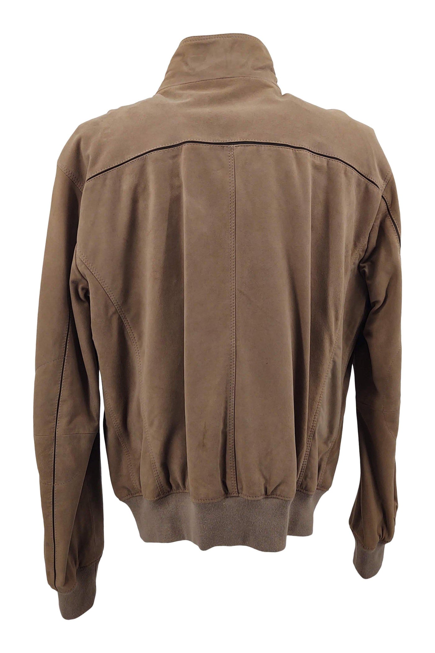 Bassim - Goat Suede Leather - Man - Grey / Læderjakke | STAMPE PELS