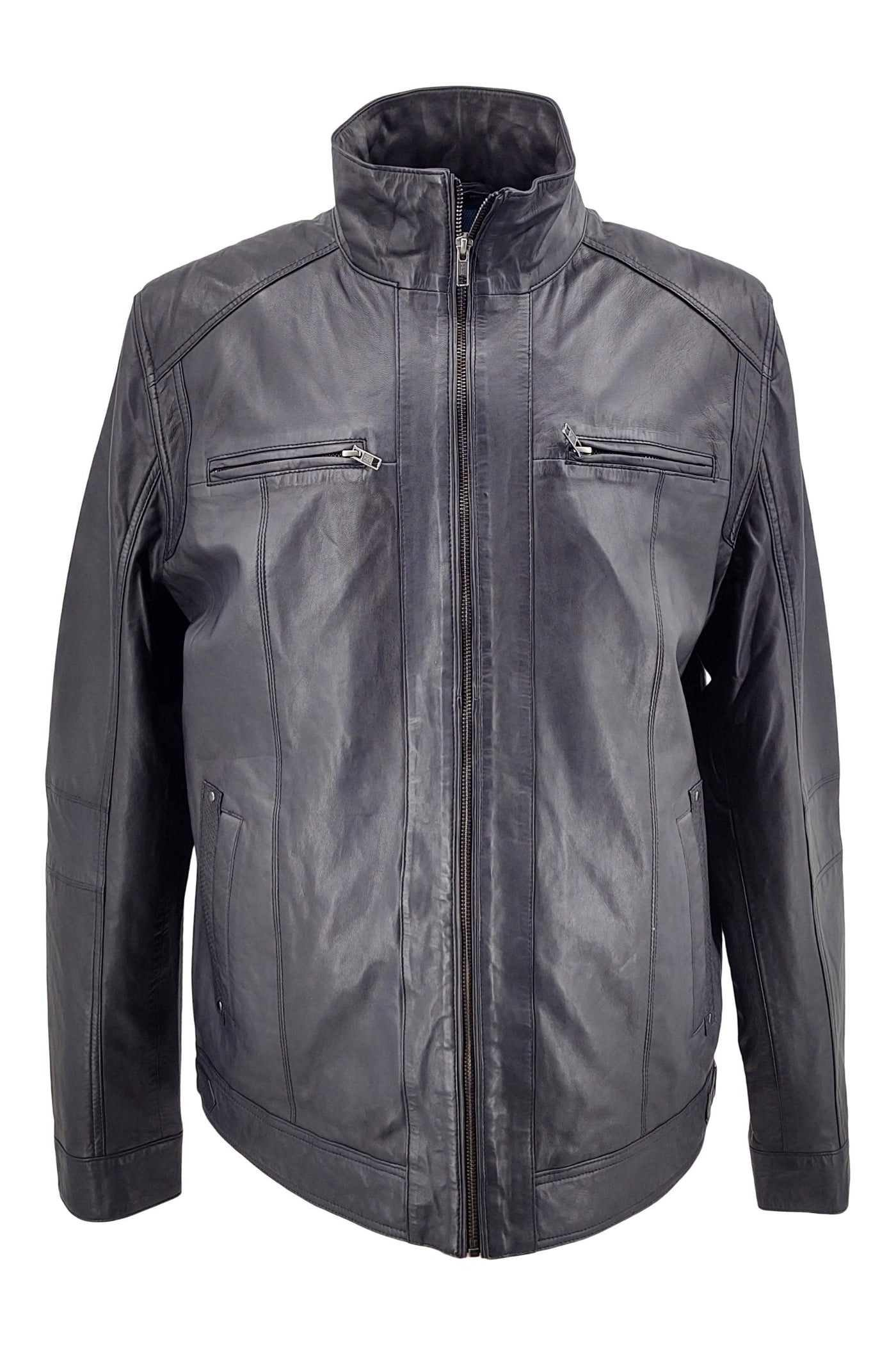 51540 - Lamb Glove Leather - Man - Navy / Læderjakke | STAMPE PELS
