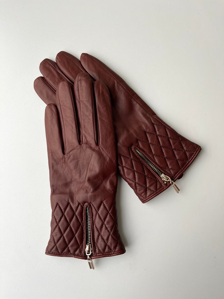 2687 Glove - Lamb Slink Leather -Accesories - Whisky