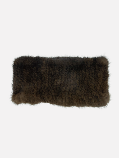 Knitted Headband - Mink Knitted - Accesories - Brown