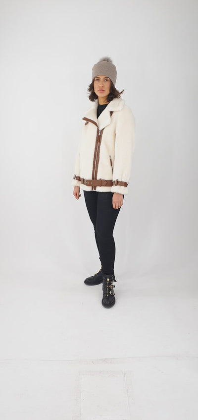 S18148 - Wool - Women - Beige