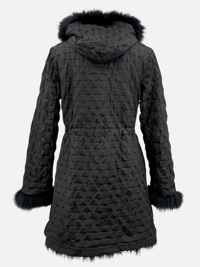 Calera, 85 cm. - Hood - Textile - Women - Black